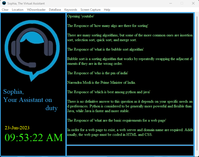 Desktop Virtual Assistant